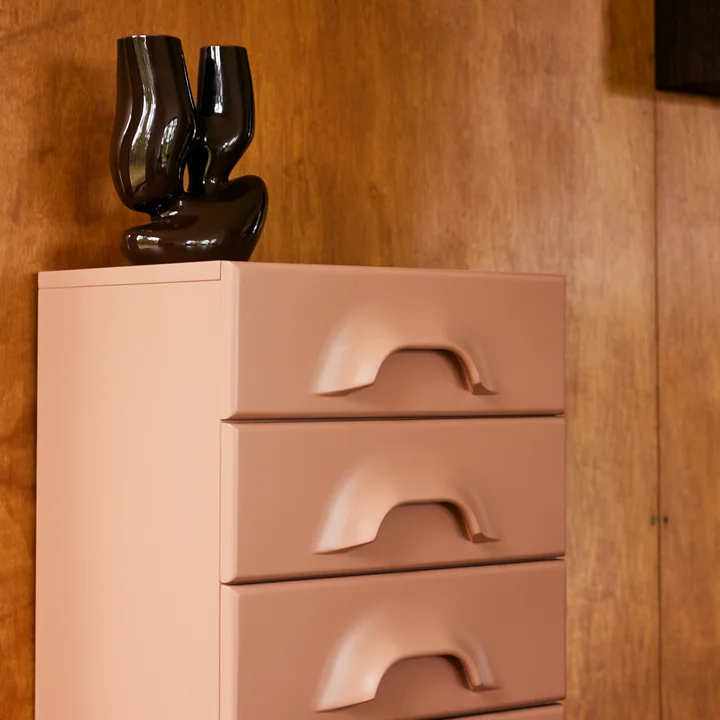HKliving - Kommode mit 2 Schubladen, blush