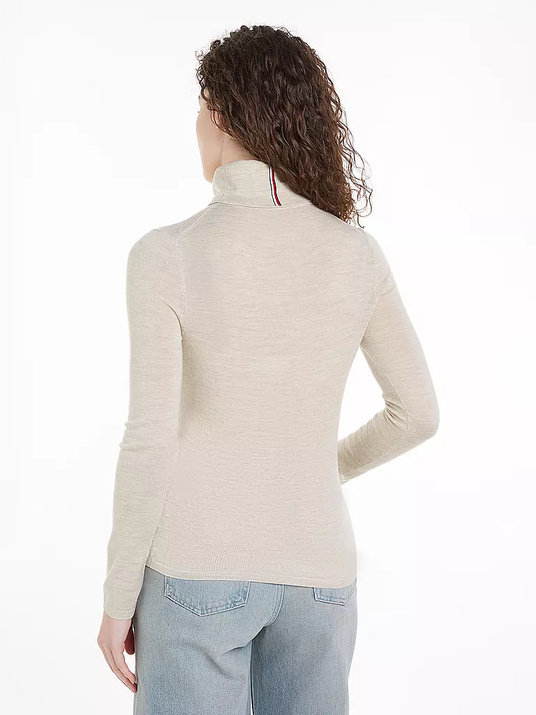 TOMMY HILFIGER Rollkragenpullover beige