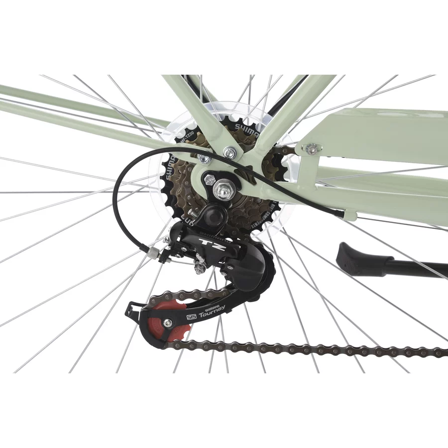 KS Cycling Damenfahrrad Cityrad 6-Gänge Balloon 28 Zoll Grün