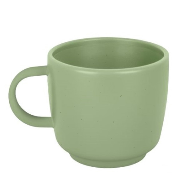 Tasse Cappuccino Mélamine Dolomit Verte 25cl anti-dérapant BRUNNER