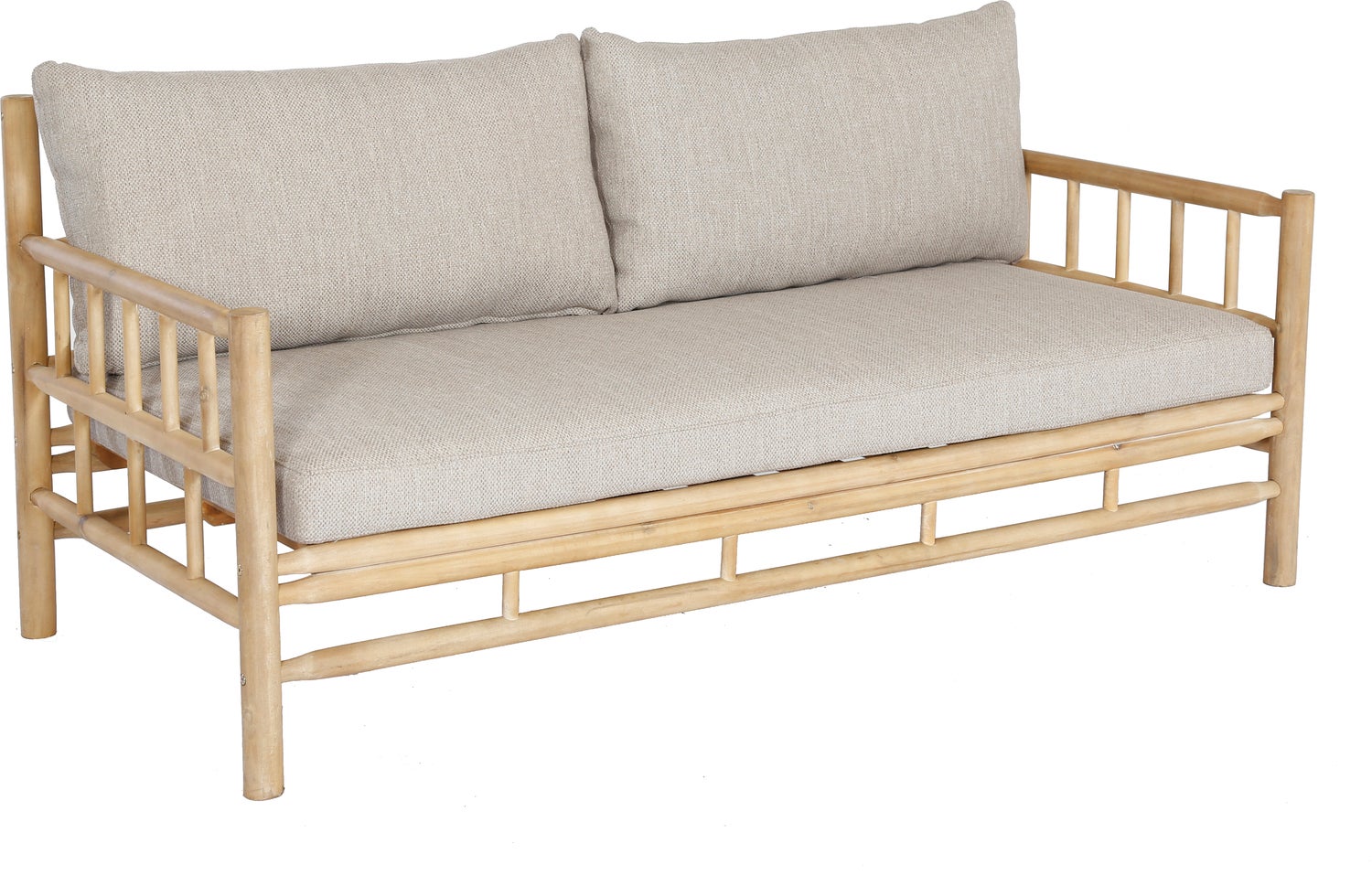 Intratuin 3-zits loungebank Jim naturel