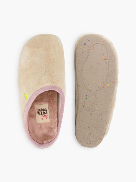 Hot Potatoes Pantoffel beige