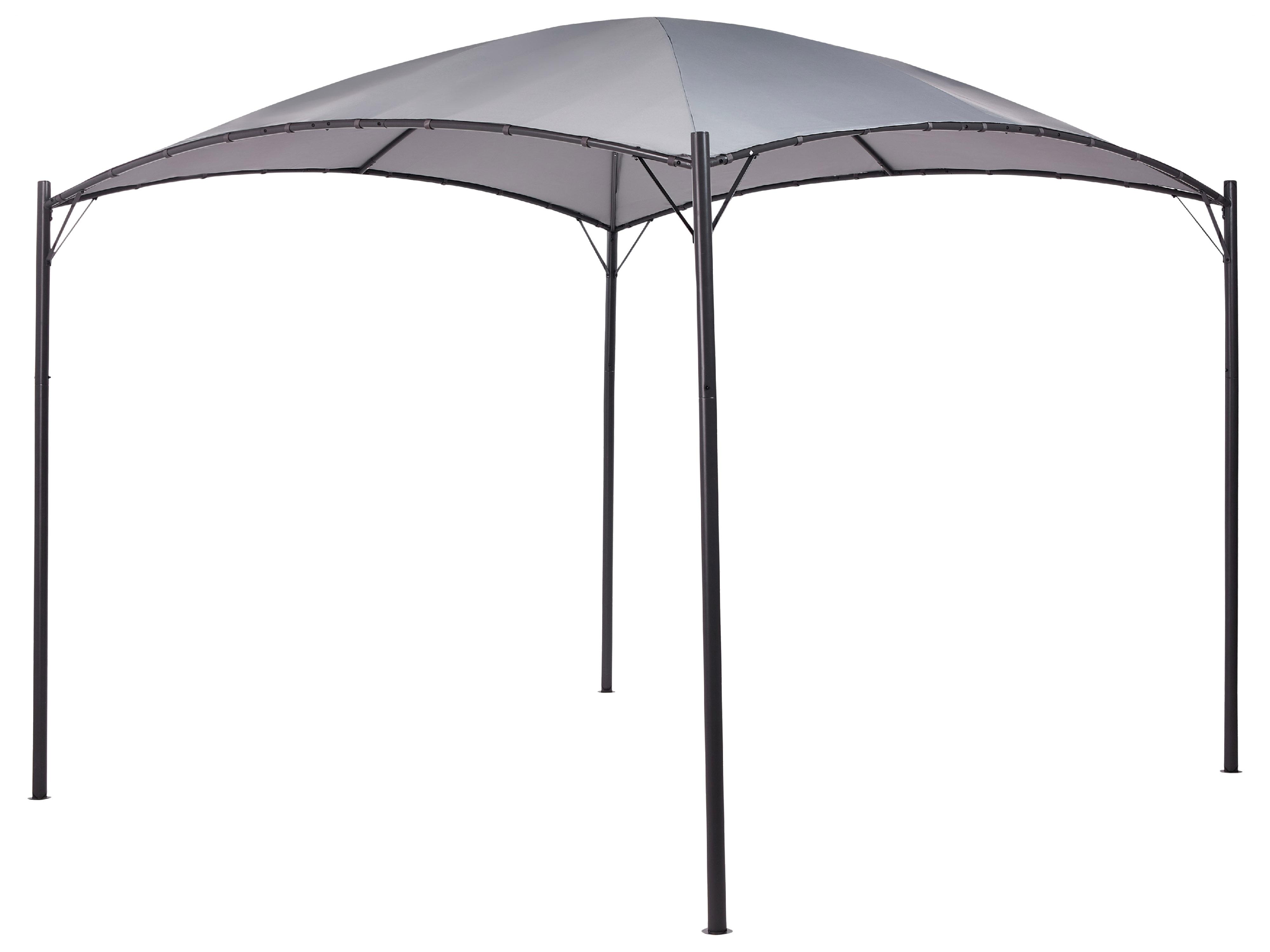 Paviljoen VOMERO Metaal 305 cm 305 cm Grijs