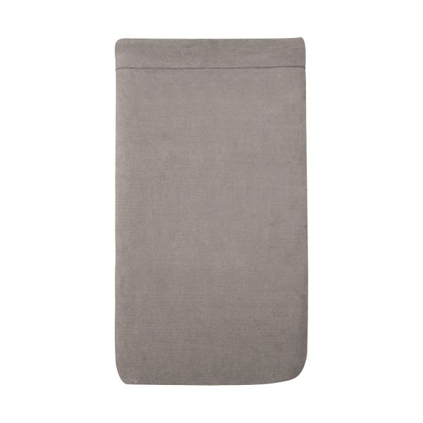 Witlof For Kids Velvet Rib Tuck-Inn Wiegdeken - 40 x 80 cm - Warm Grey