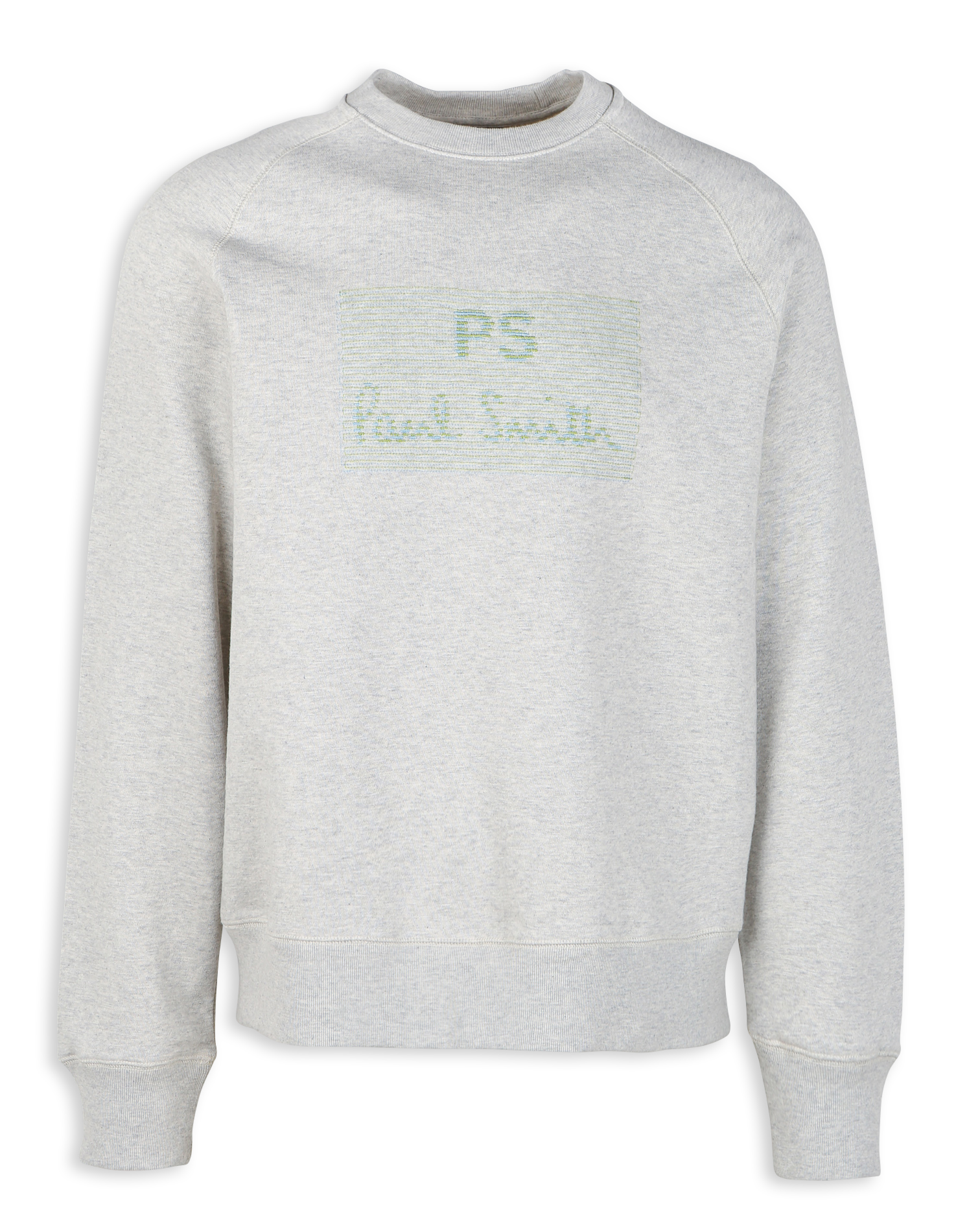 Sweat col rond brodé en coton | Blanc