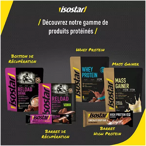 Isostar Whey Protein em Pó Sabor Chocolate 570g