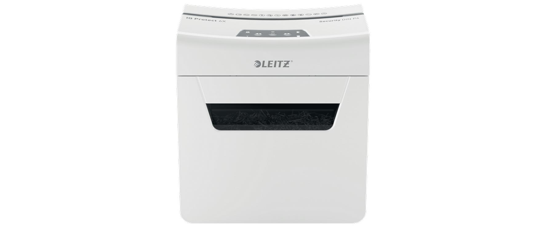 Aktenvernichter IQ Protect Premium 6X , P-4, 6 Blatt<br>Manueller Dokumentenvernichter mit Partikelschnitt für die sichere Vernichtung vertraulicher Unterlagen