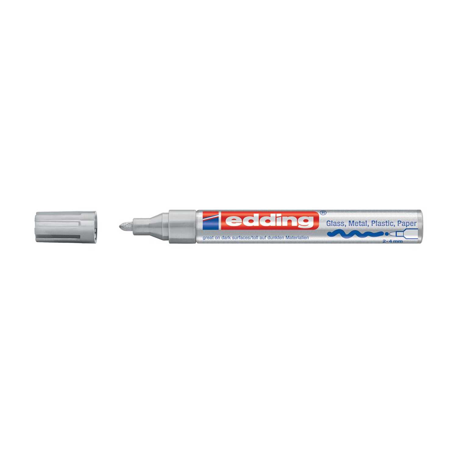 Edding Glanzlack-Marker 750 silber