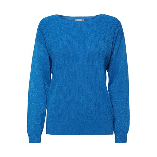 Fransa Glimmer Striktrøje, Princess Blue Melange, L
