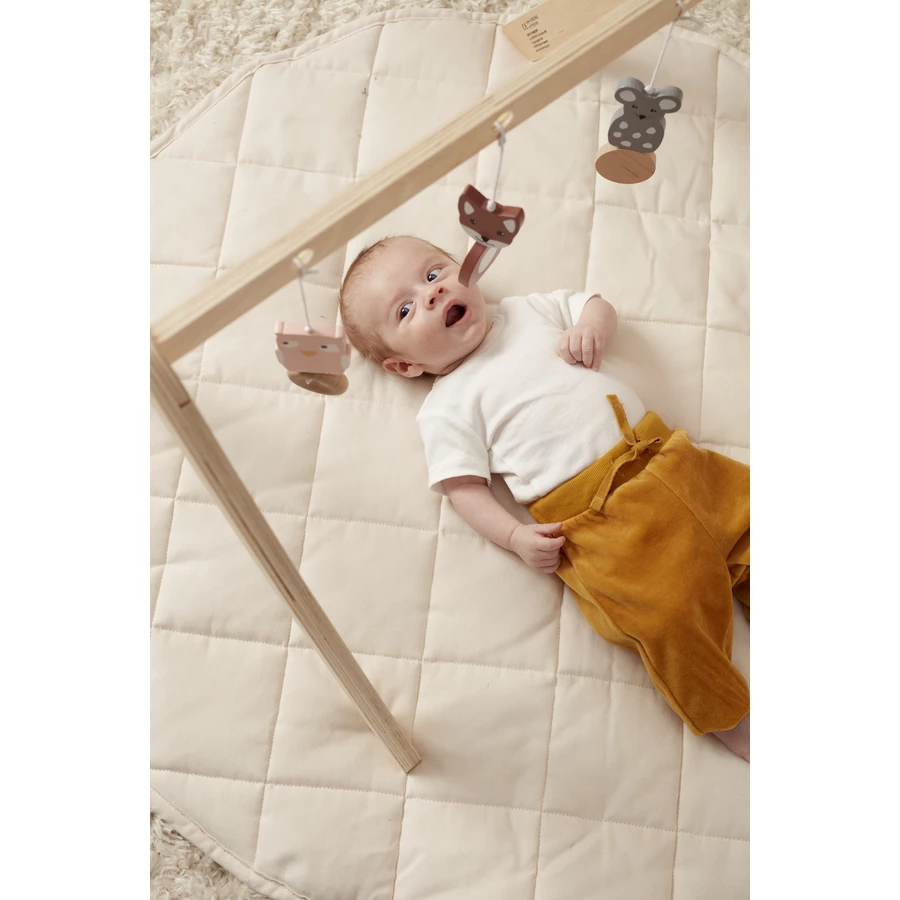 Kids Concept® Spielteppich rund, beige