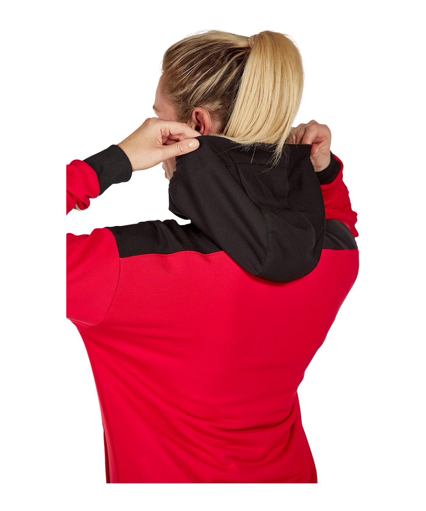 Erima Change by Kapuzenjacke Damen Rot Schwarz