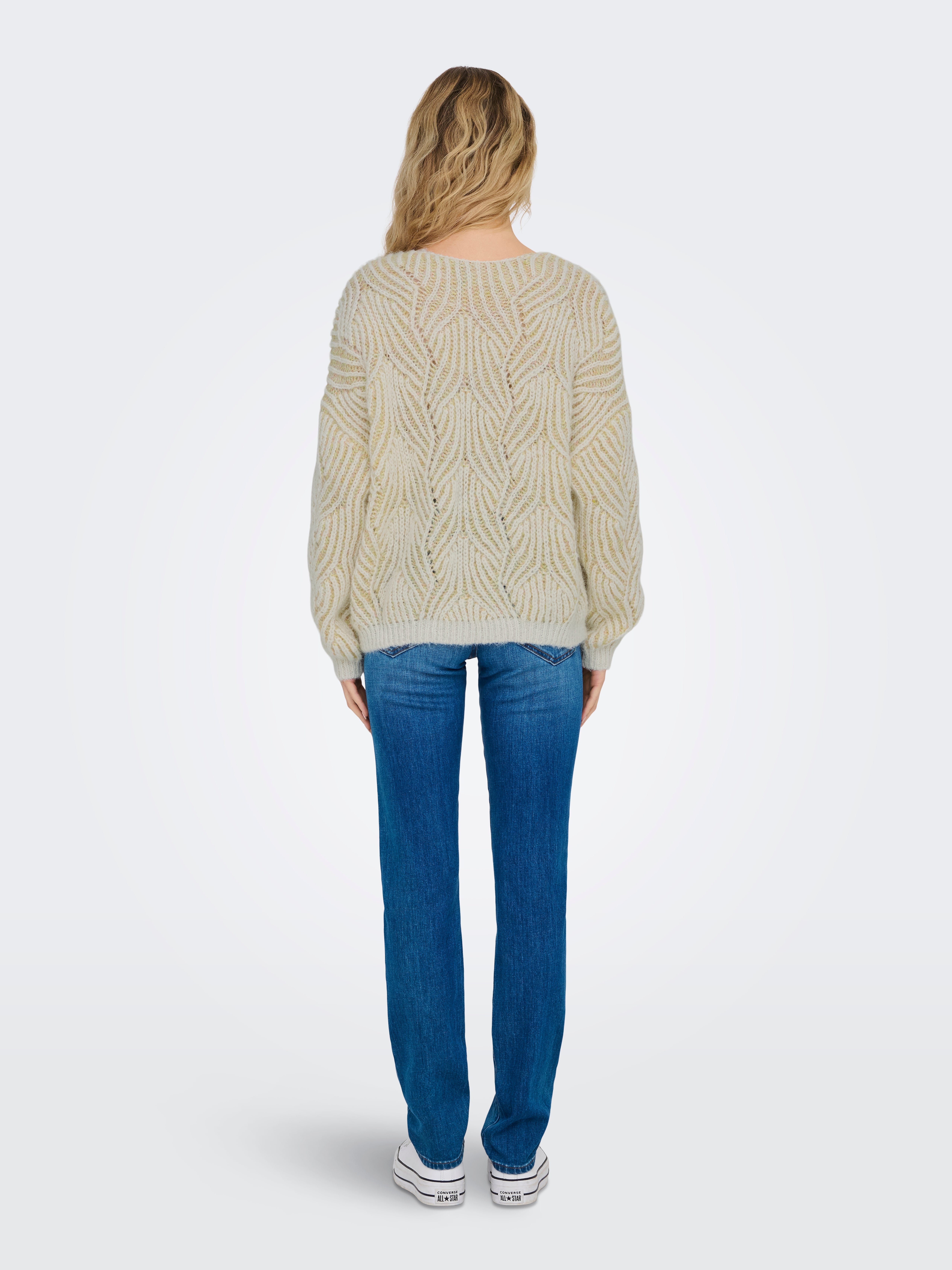 ONLELIN Strickpullover Cloud Dancer