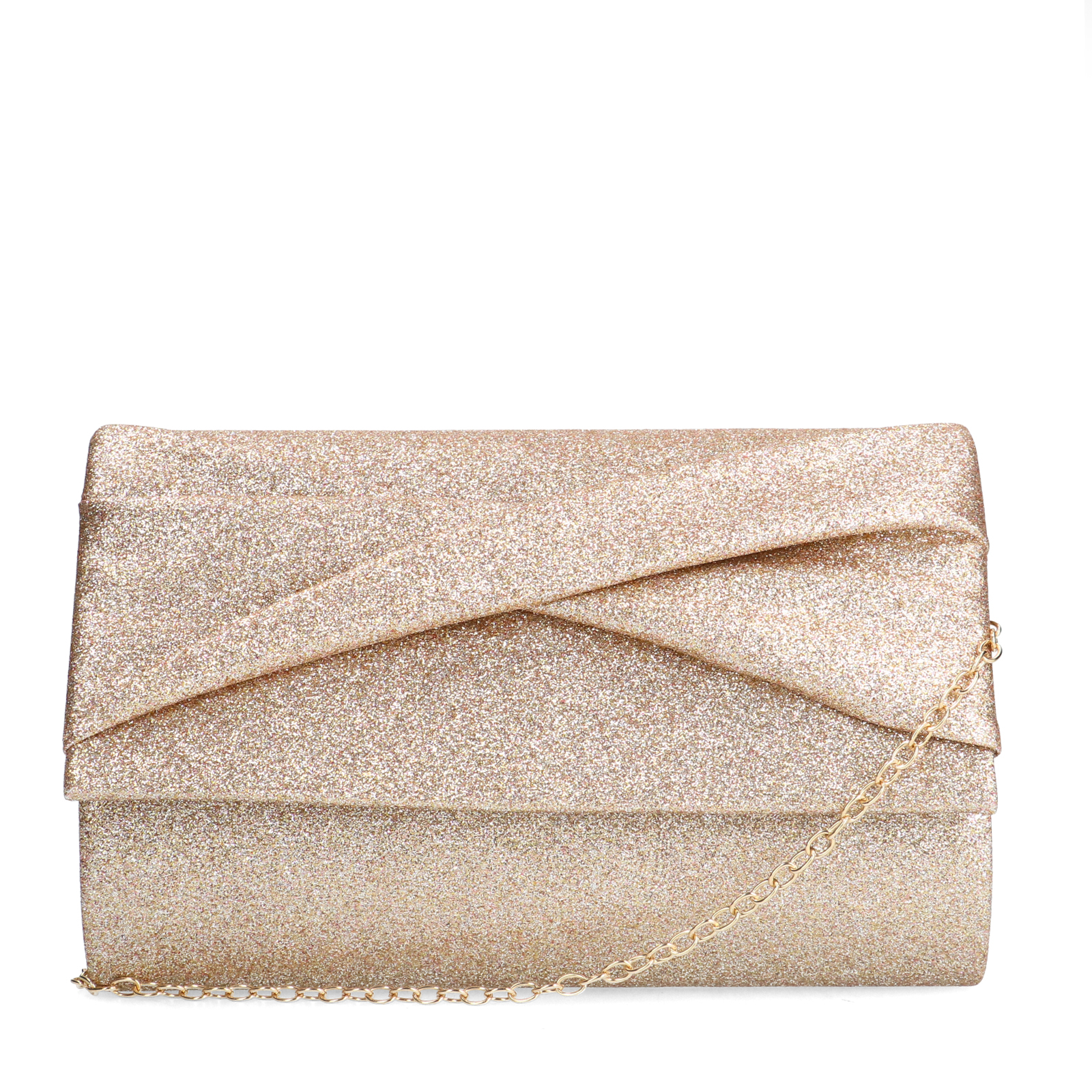 Gouden glitter clutch