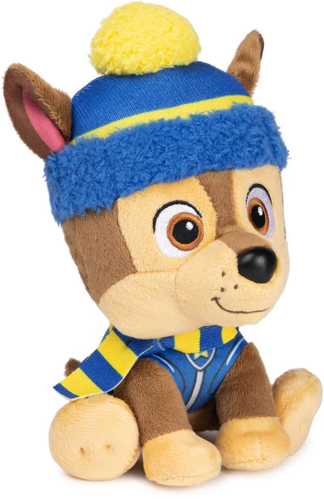 PAT'PATROUILLE - PELUCHE 15 CM CHASE WINTER HOLIDAY