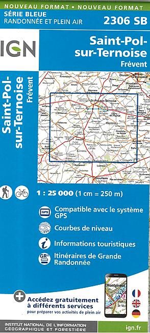 IGN - 2306 SB SAINT POL SUR TERNOISE 1 25 000