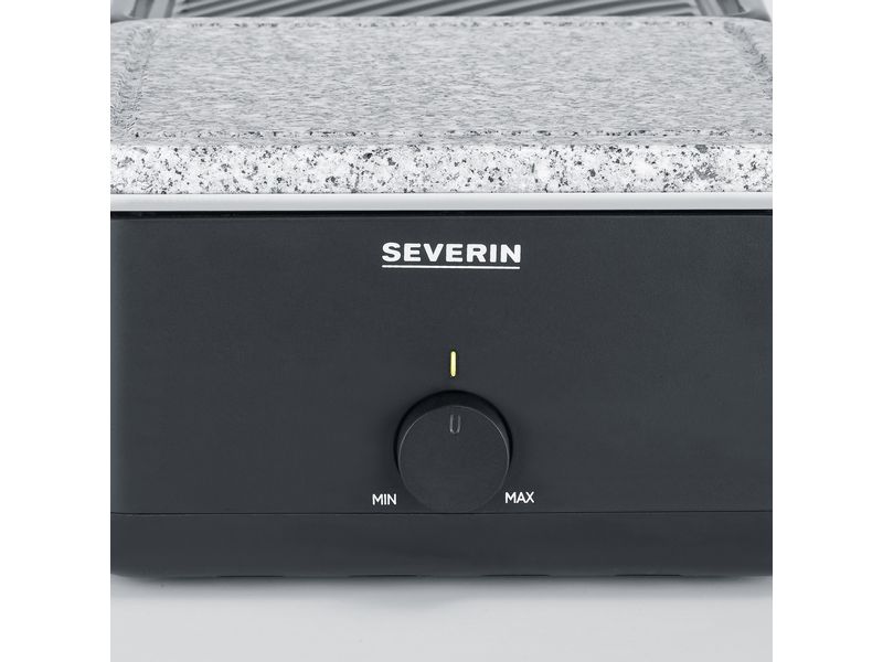 Severin Racletteofen Black Line Lite RG 2366 8 Personen Raclettegrill mit 1300 W Leistung