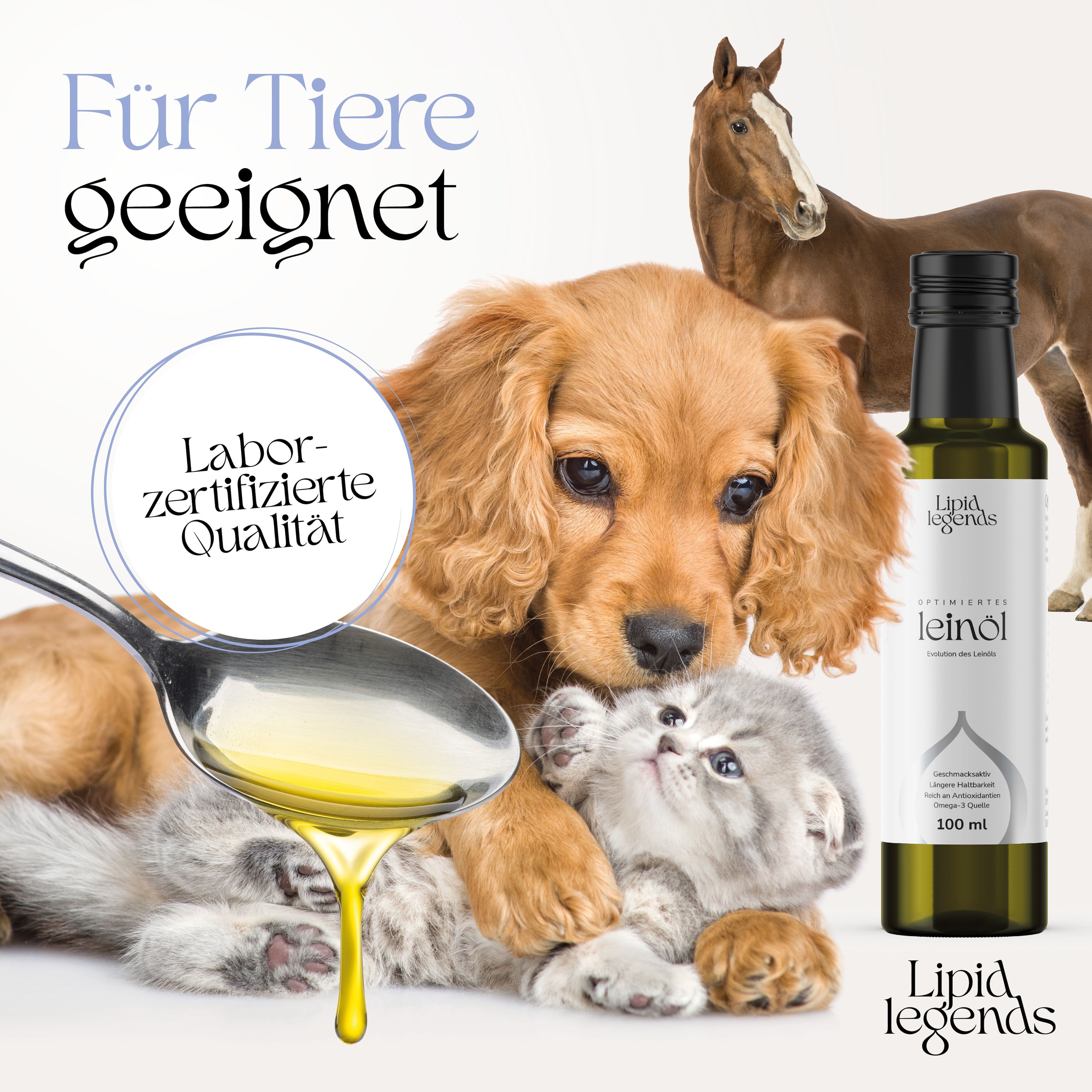 LIPID LEGENDS Optimiertes Leinöl