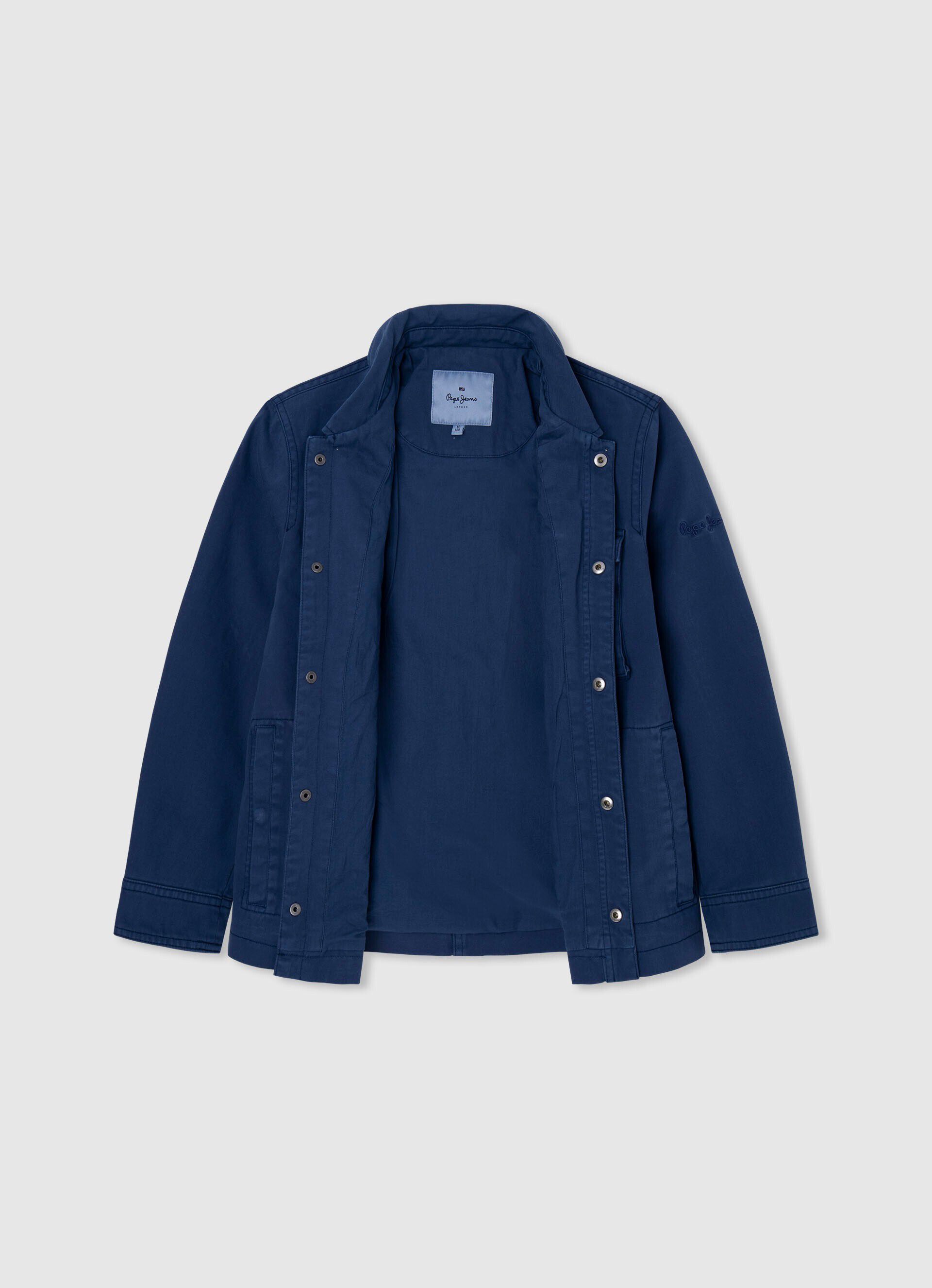 Jaqueta utilitária de algodão - Azul Jarman