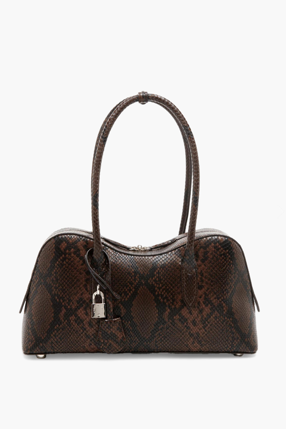 Ryder medium vegan leather snake shoulder bag