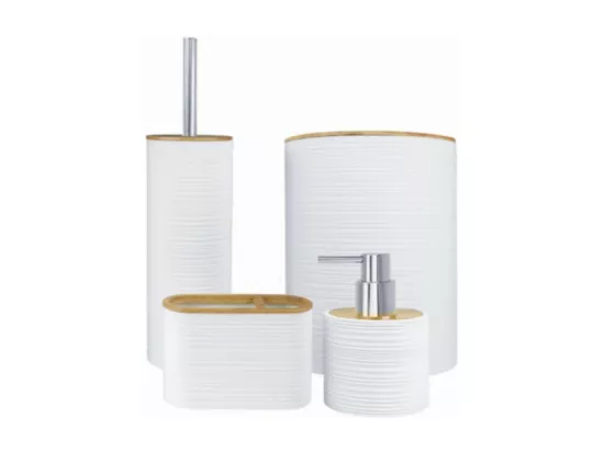 Lot d'accessoires WC DEBLANCH Nature, blanc