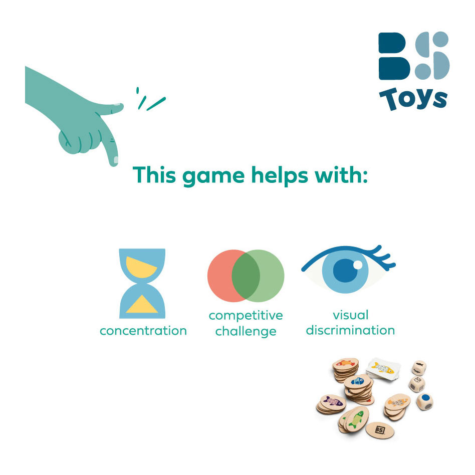 BS Toys Houten Spel Vind de Vis