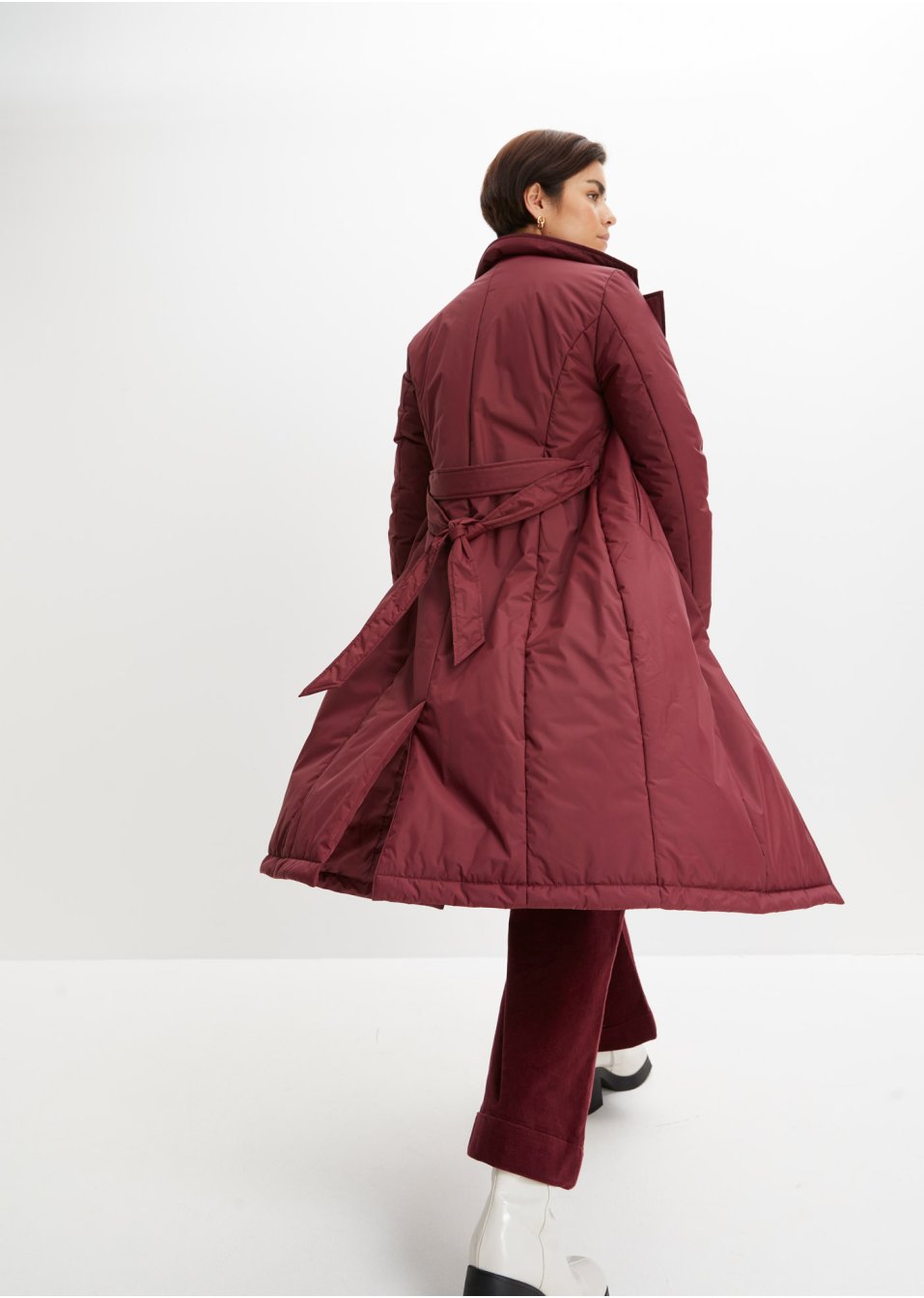Trench-coat matelassé