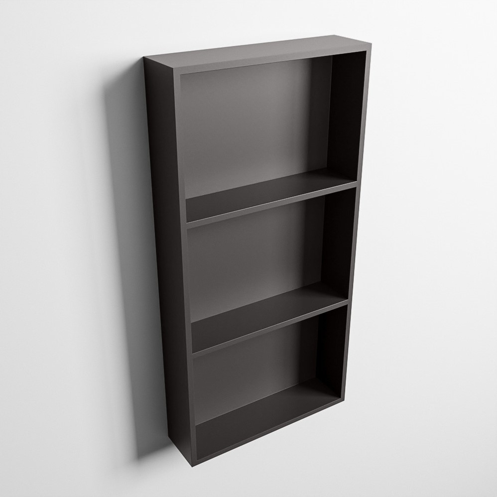 Mondiaz Easy nis 60x30x8cm 3 vakken dark grey