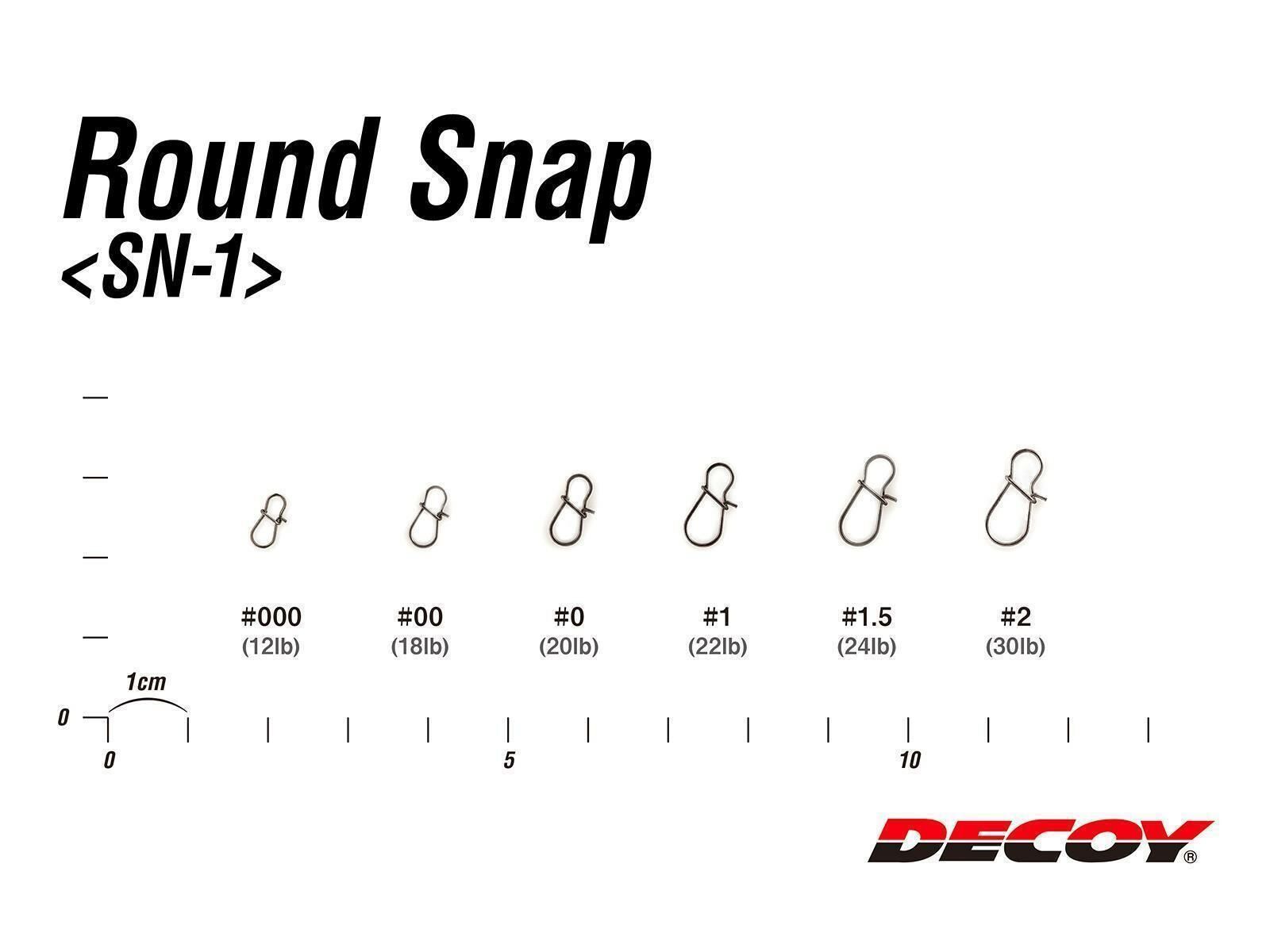DECOY Round Snap - Gr. 000 (5.4kg / 12 lb)