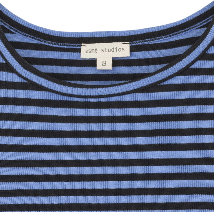 esmé studios ESBlossom Stripe 2/4 T-shirt GOTS Granada sky