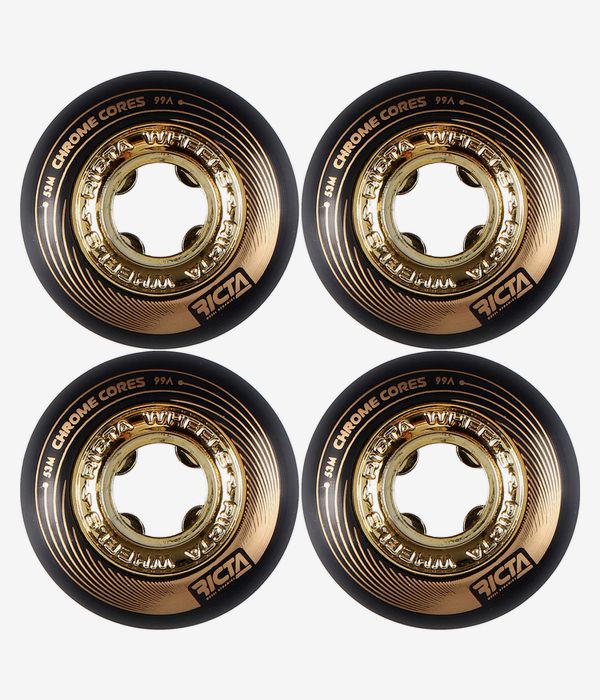 Ricta Chrome Core Rollen (black gold) 53mm 99A 4er Pack