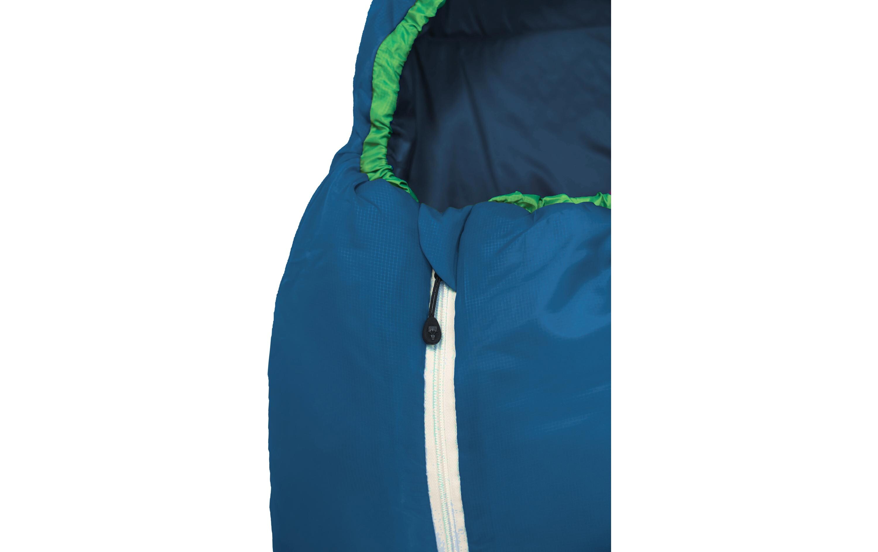 Kinderschlafsack Biopod Wolle Kids World Traveller Blue<br>Leichter, mitwachsender Kinderschlafsack