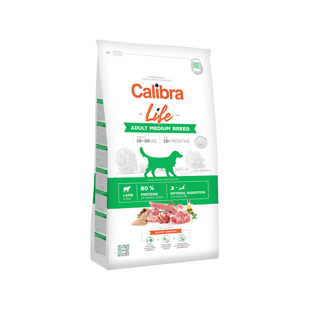 Calibra Dog Life Adult Medium Breed - Lam