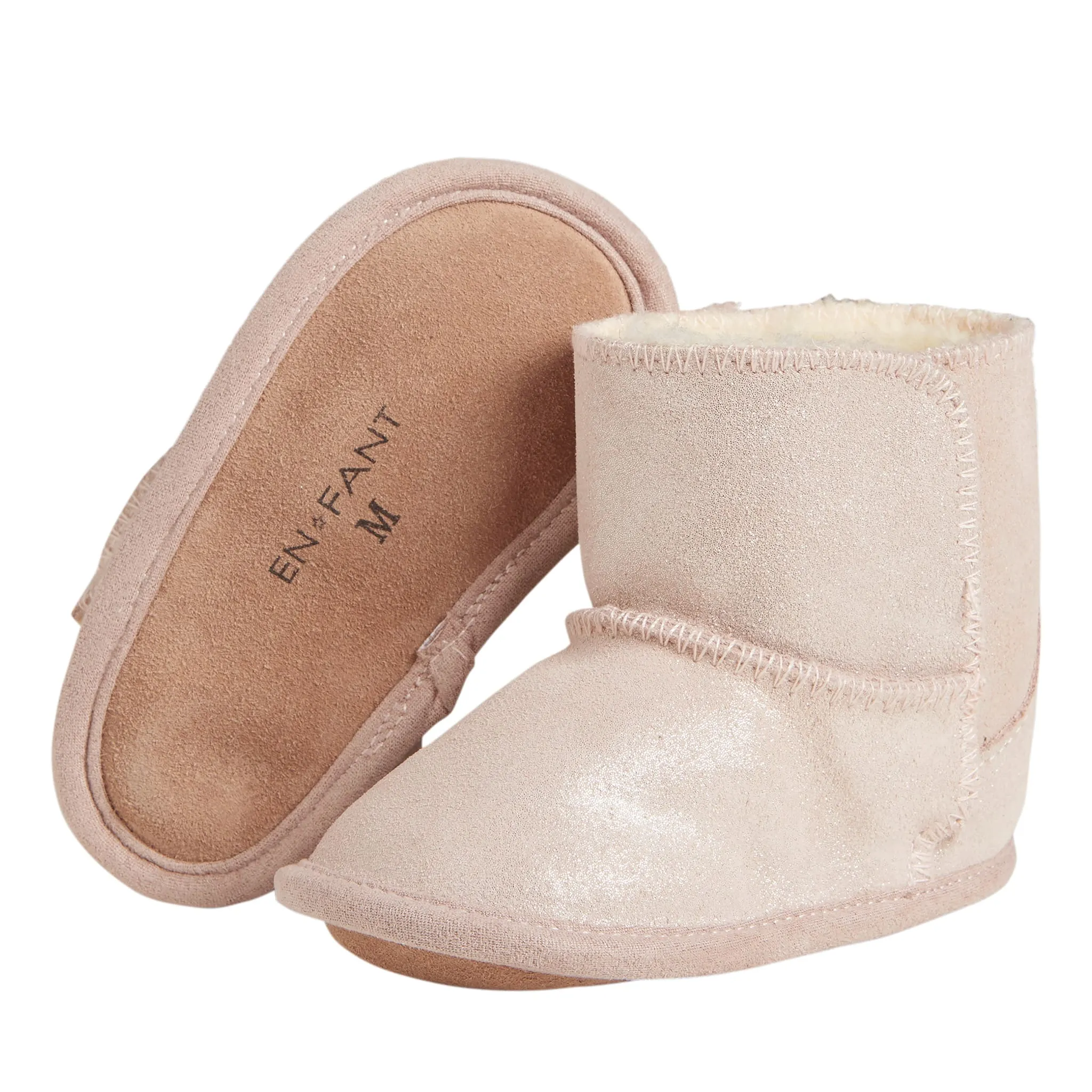 En Fant Botte Paillette Suède Pointures 18-23