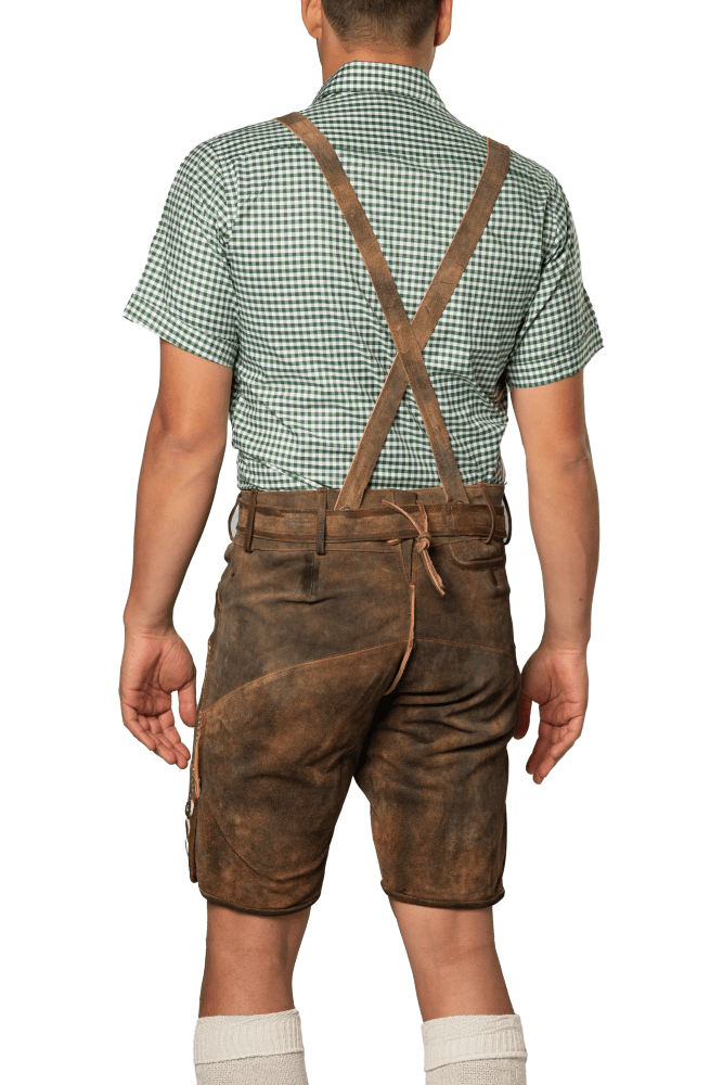 Lederhose Bruin Kort Kitzbuhel