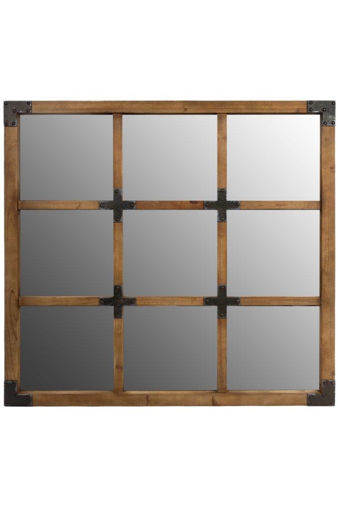 Spiegel COLONIAL - Tanne- 120x120 cm