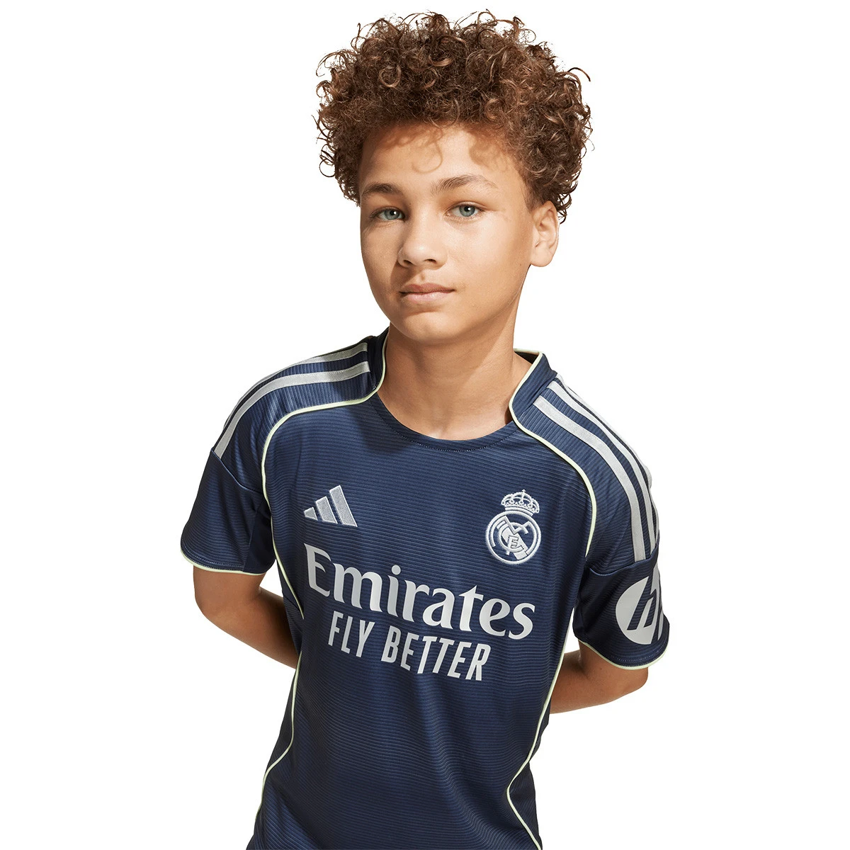 Conjunto adidas Real Madrid Segundo Equipamento 2025-2026 Criança