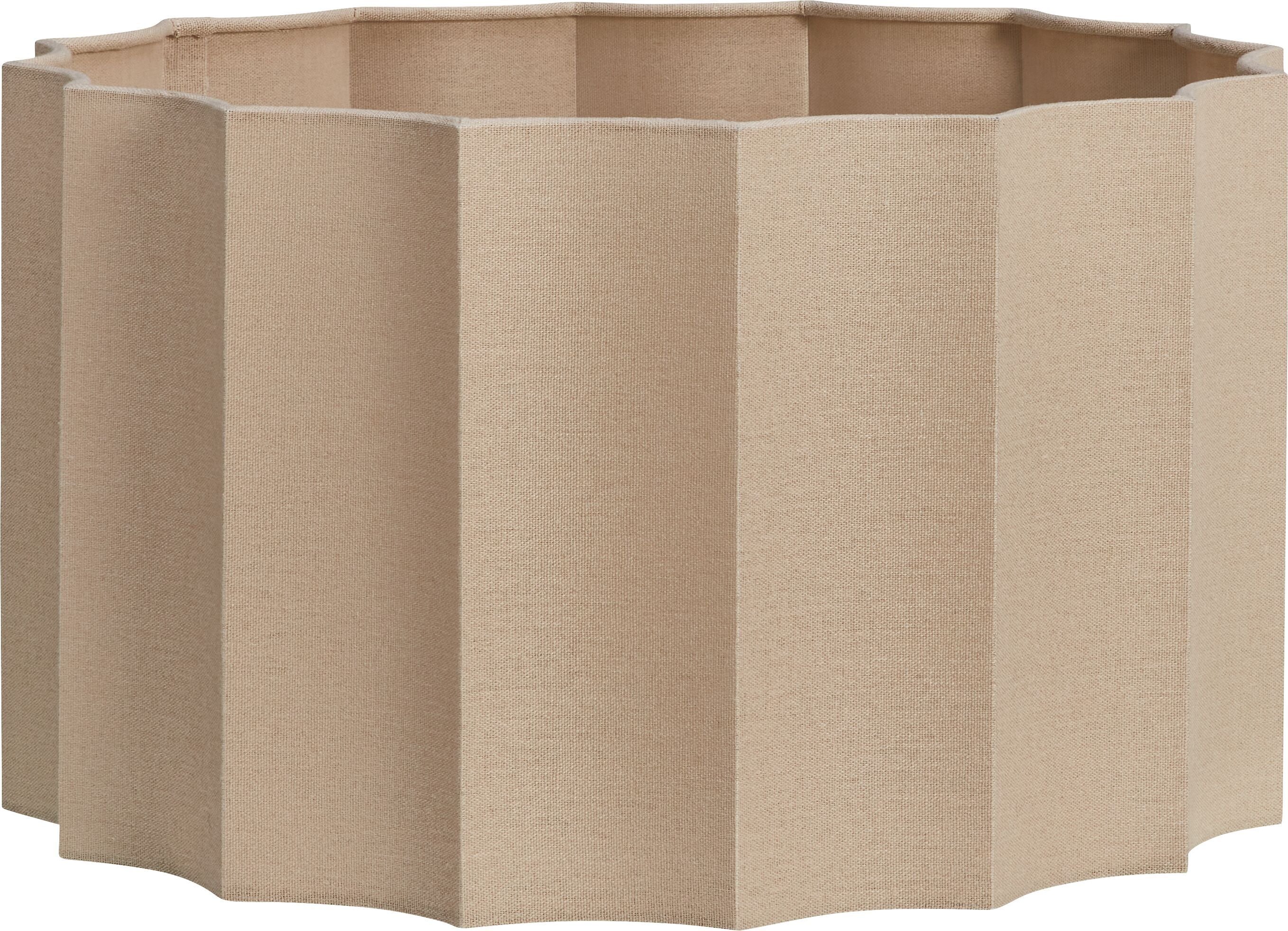 MIX&MATCH BLING 40 Lampenschirm - Crème / H: 23.0 cm x D: 40.0 cm
