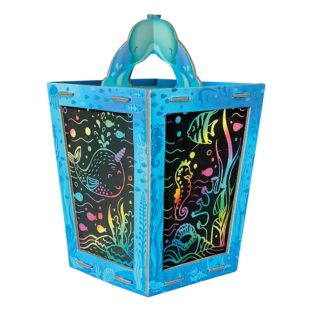 BOX CANDIY Scratch Art Lantern - Totally Twilight Sea - 1 stk