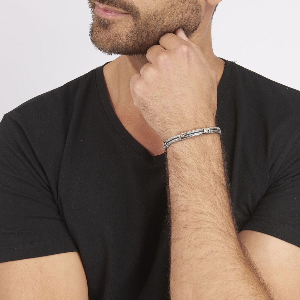 Bracelet Naemie Or Acier Blanc