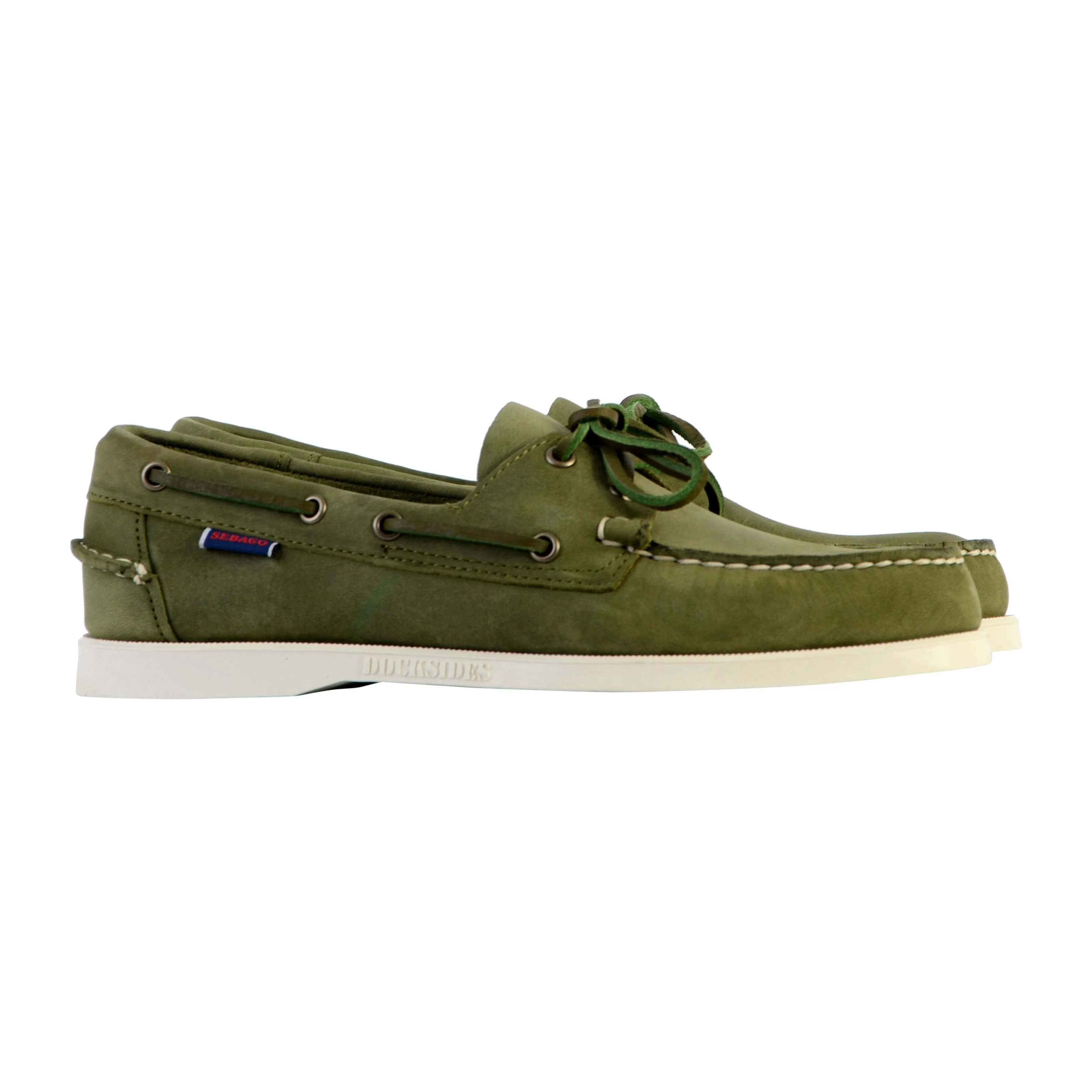 Mocassin basse cuir sebago portland crazy | Vert