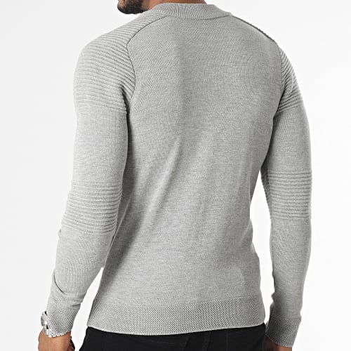 Gilet Zippé Gris