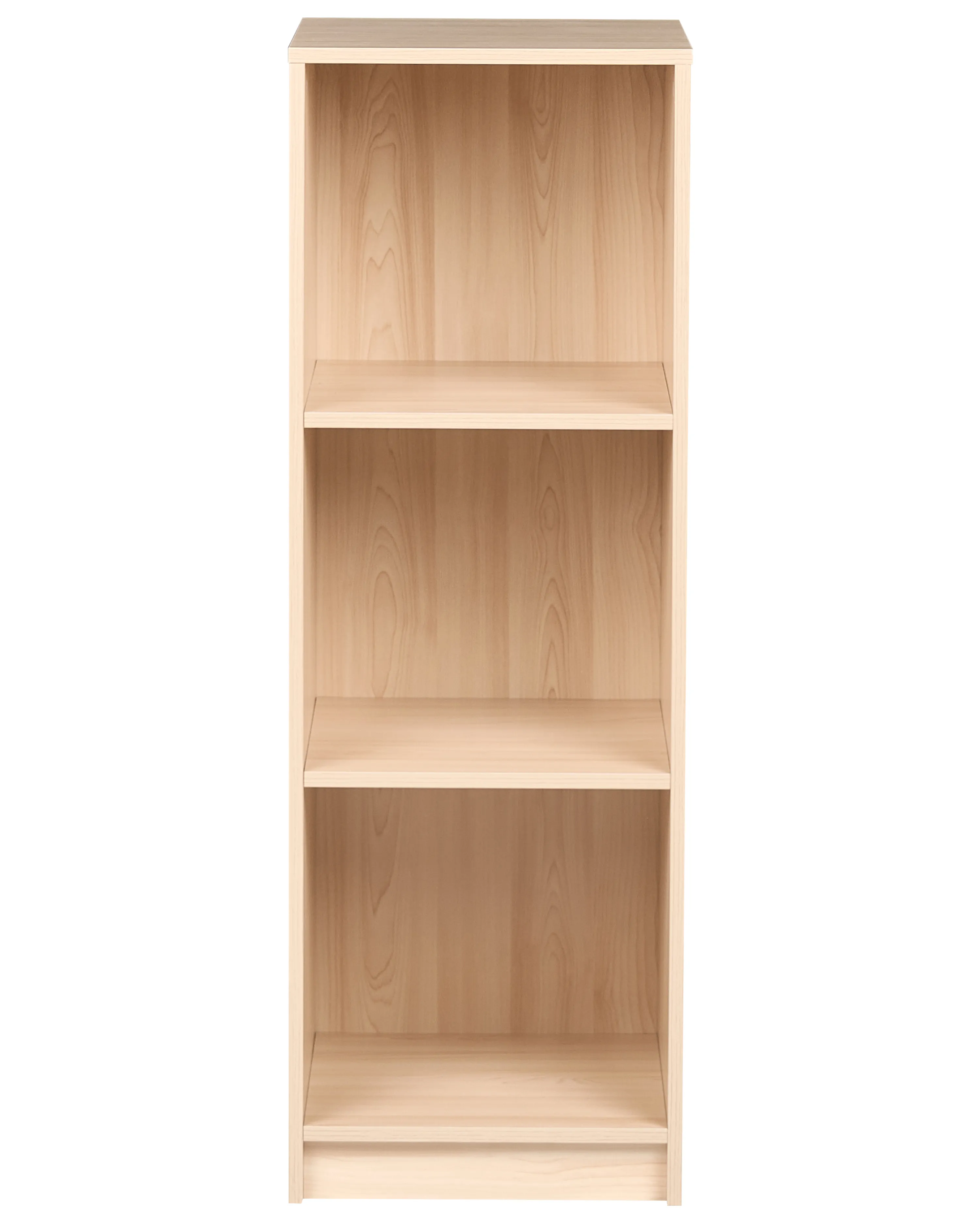 Boekenkast met 3 planken ZEHNA 117 cm Lichtbruin