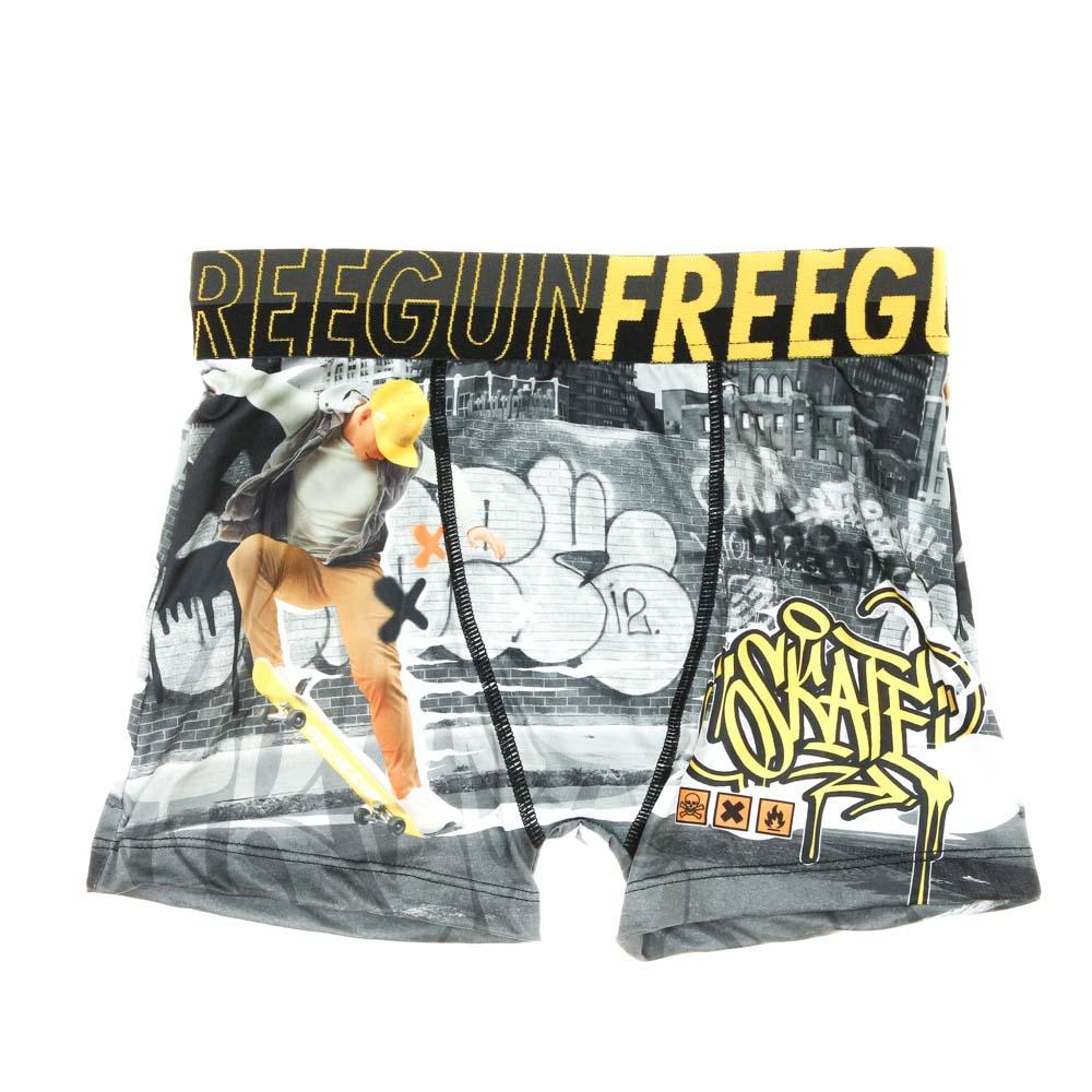 Freegun Boxer Gris/Jaune Homme Freegun Skate