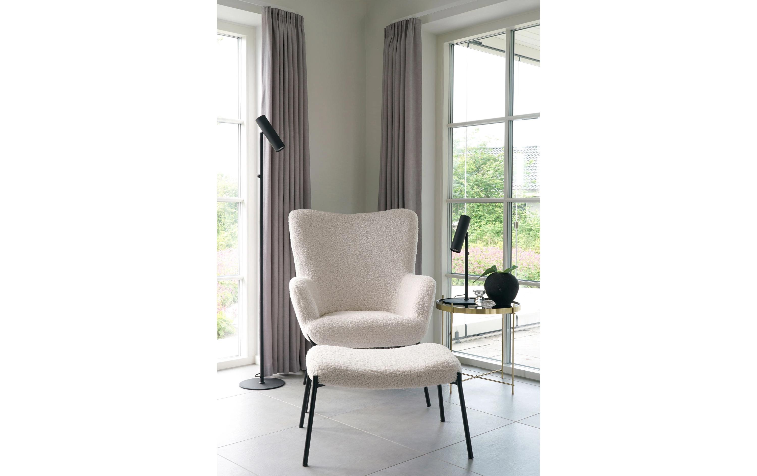 Hocker Glasgow WeissSitzbank