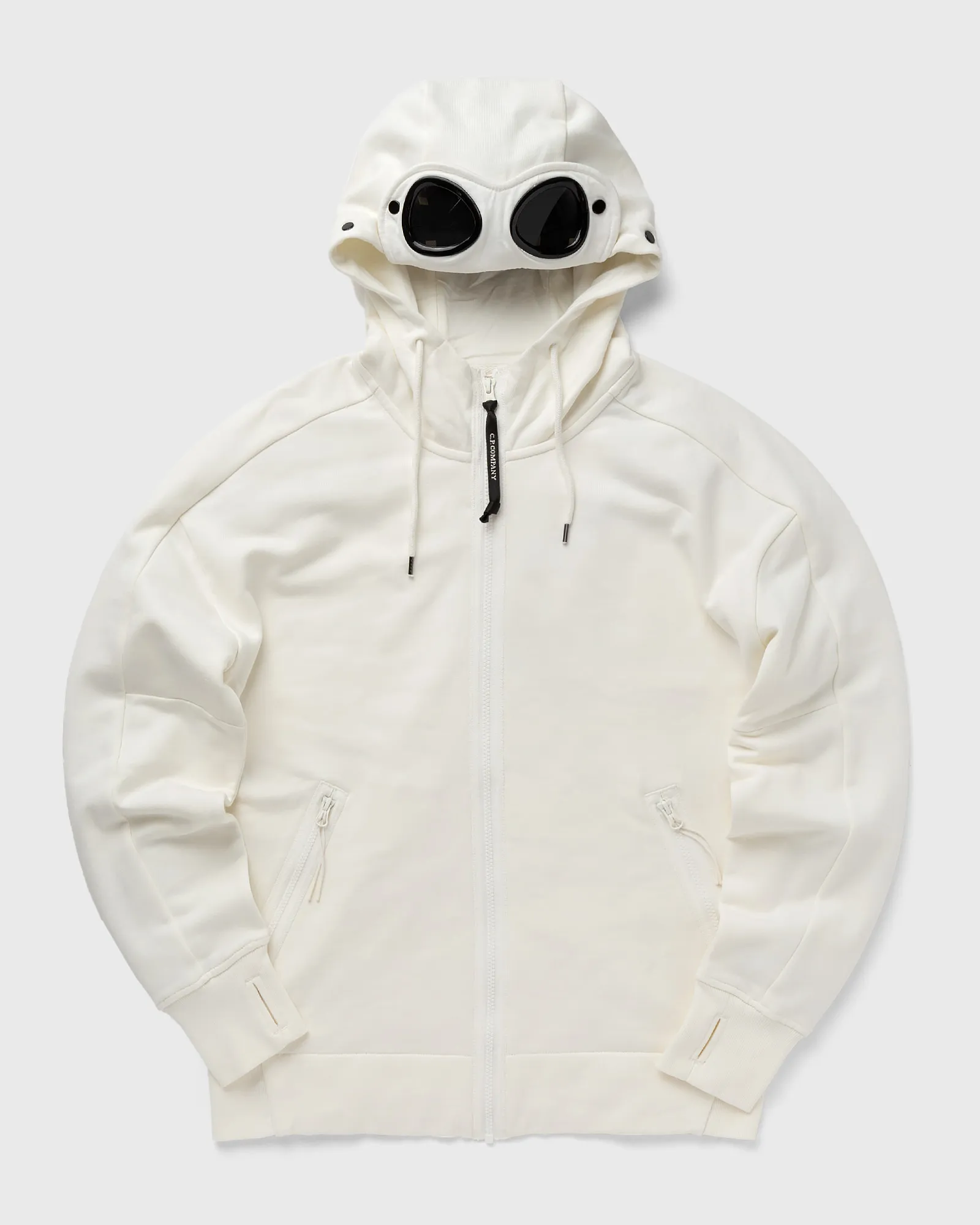 C.P. Company DIAGONAL RAISED FLEECE SWEATSHIRTS - HOODED OPEN