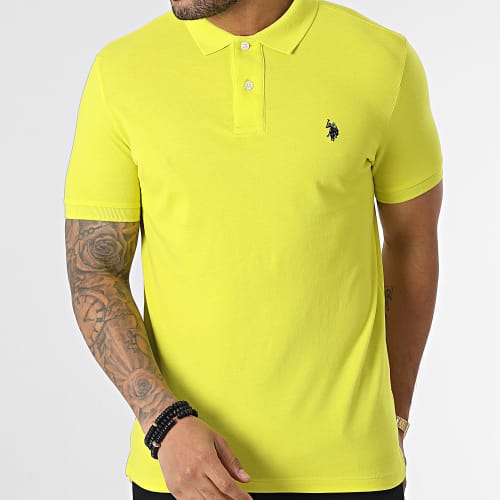 Polo Manches Courtes King Jaune