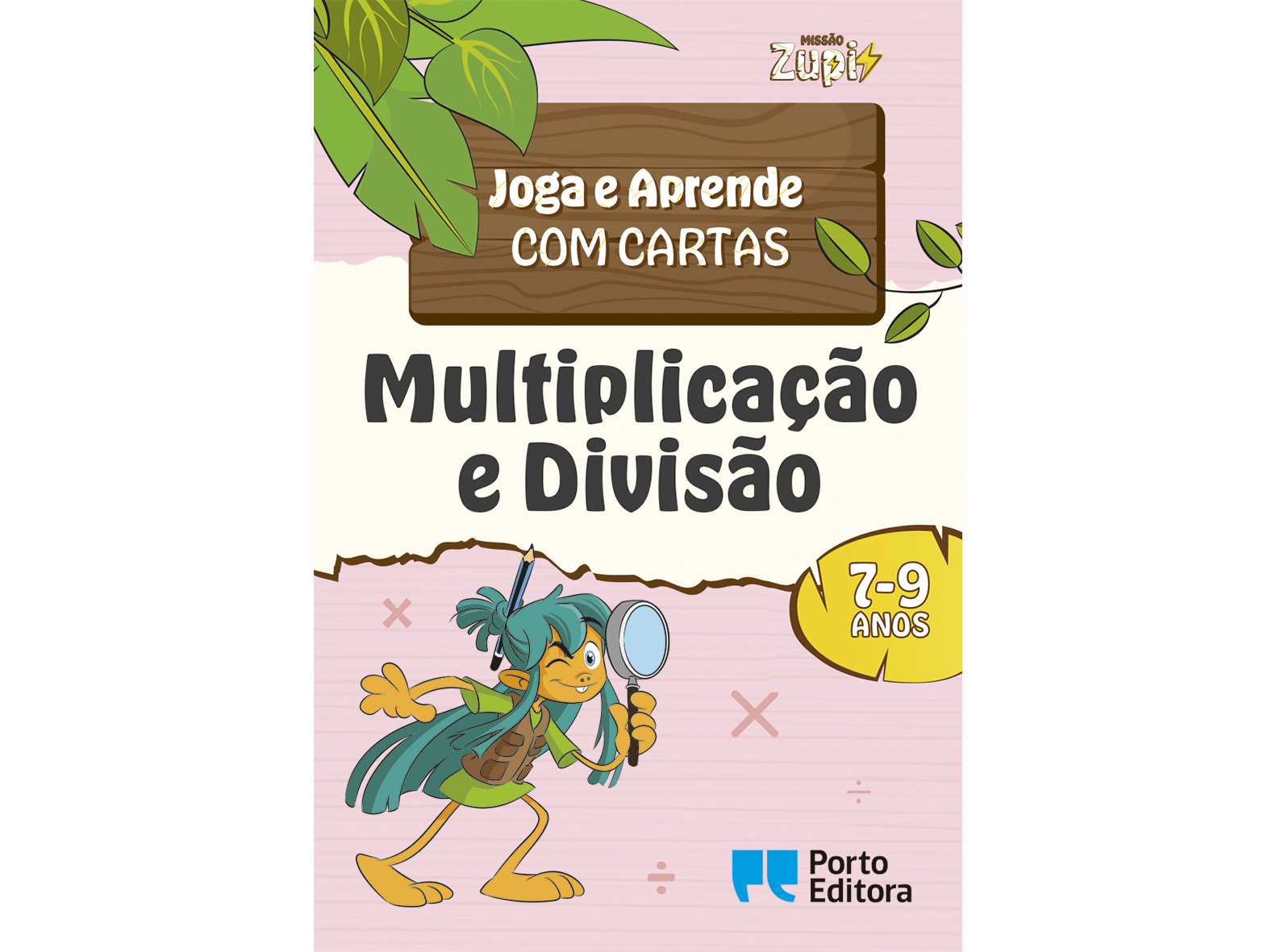 LIVRO MULTIPLICAÇÃO E DIVISÃO JOGA E APRENDE COM CARTAS 7-9