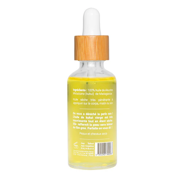 Mira Huile végétale de Kukui pure - 0SS117 : ma peau ne répond plus 50 mL