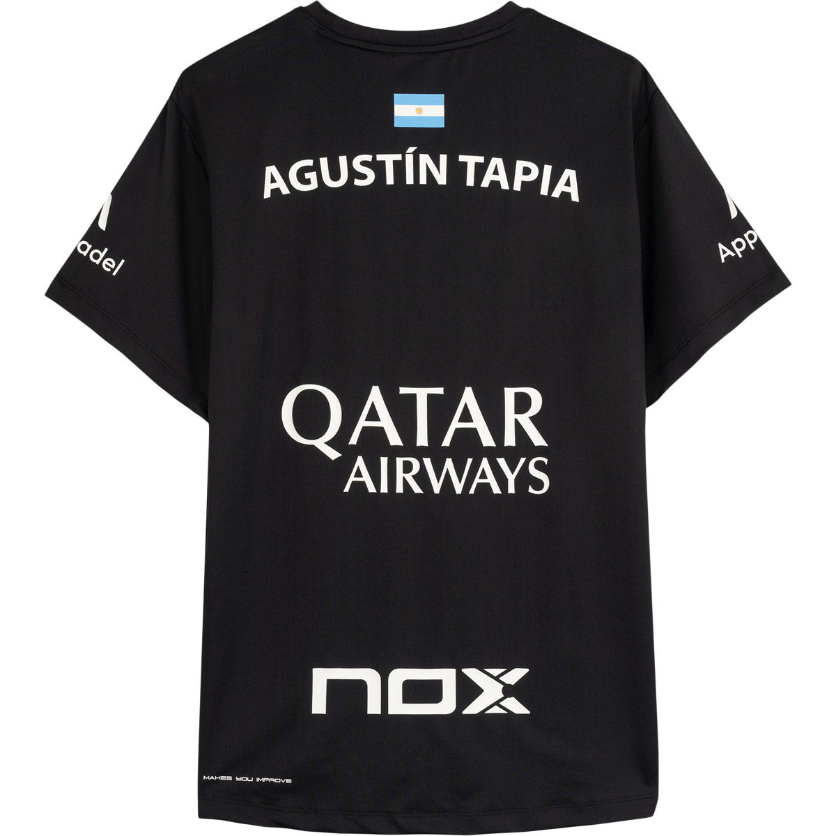 NOX AT10 Agustín Tapia Sponsors Padel T-shirt Herre