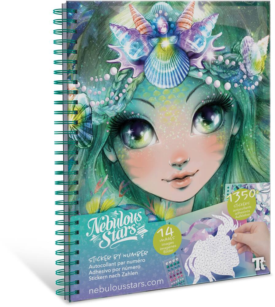 NEBULOUS STARS - CREATIVE BOOK - PAINT-BY-STICKERS
